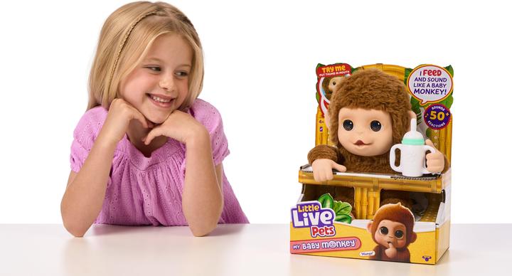 Image du produit Little Baby Monkey Live Pets (30 cm)