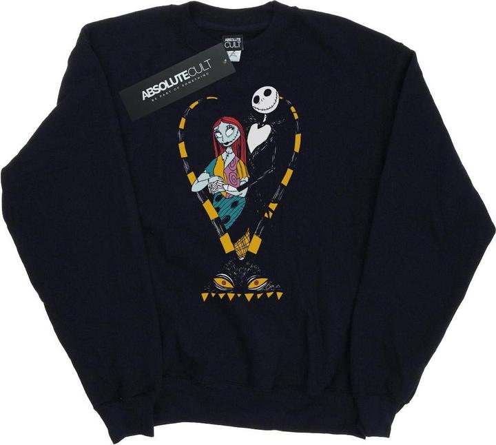 Disney Nightmare Before Christmas Jack And Sally Love Sweatshirt (M)