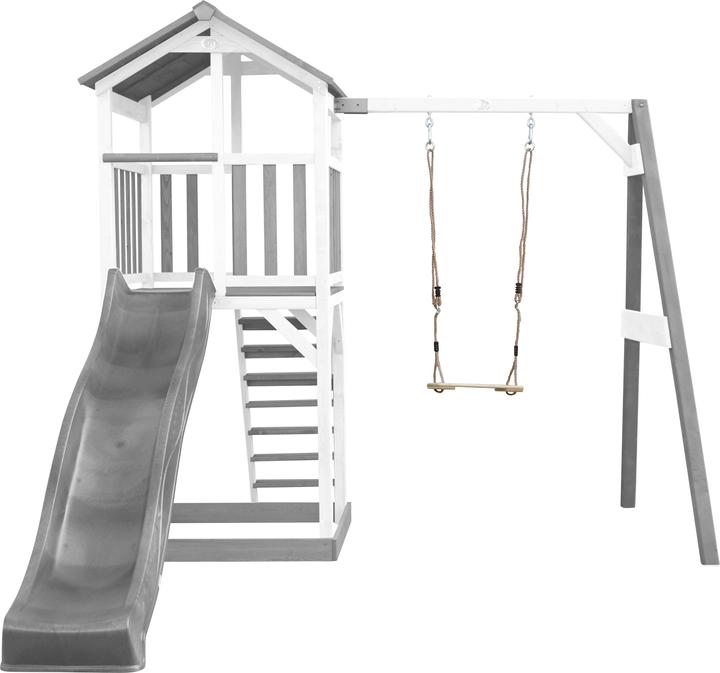Image du produit Axi Beach Tower Tour de jeux avec balançoire simple - Toboggan gris