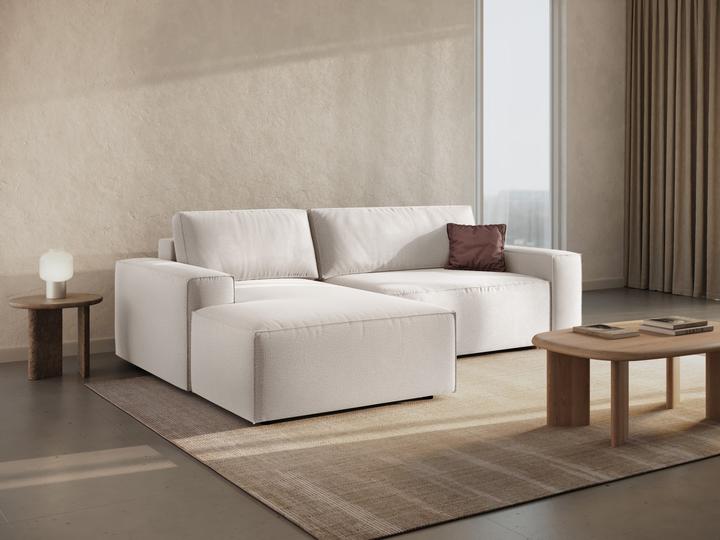 Actual product image Micadoni Left Corner Sofa With Bed Function And Box, "Jodie", 3 Seats, 246x151x86 Made in Europe (Corner sofa)