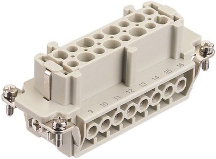 Produktbild Harting 09 33 016 2701 Tilslutningsindsats Han® E 16 + PE Skruer 1 stk