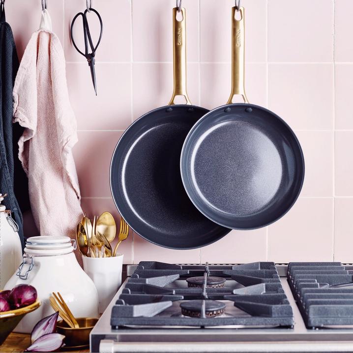 Produktbild Greenpan Keramikpfannen PADOVA Schwarz 20 + 24 + 28 cm (28 cm, Bratpfanne, Aluminium)