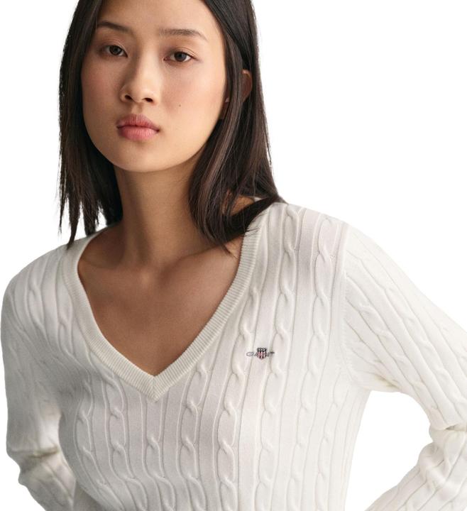 Actual product image GANT Stretch Cotton Cable V-Neck (XXL)