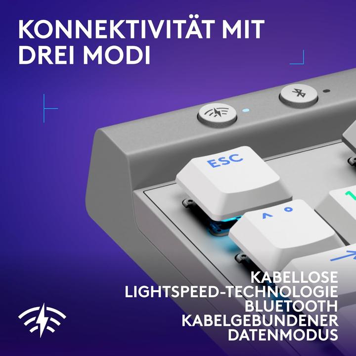 Actual product image Logitech G515 Lightspeed TKL (DE, Wireless, Cable)
