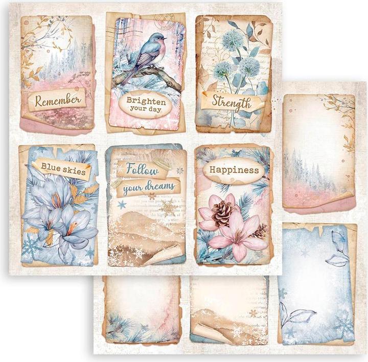Actual product image Stamperia Scrapbook block "Dewdrops" (190 g/m², 10 x)