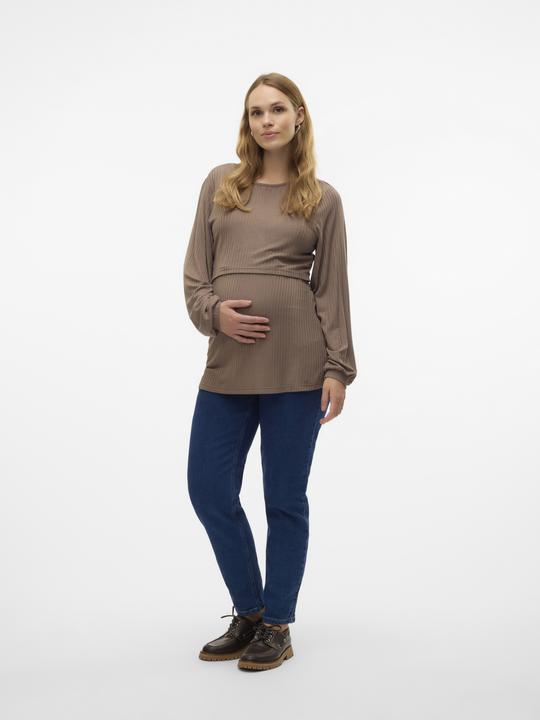 Produktbild Mamalicious Normal geschnitten Rundhals Top Bluse (XL)