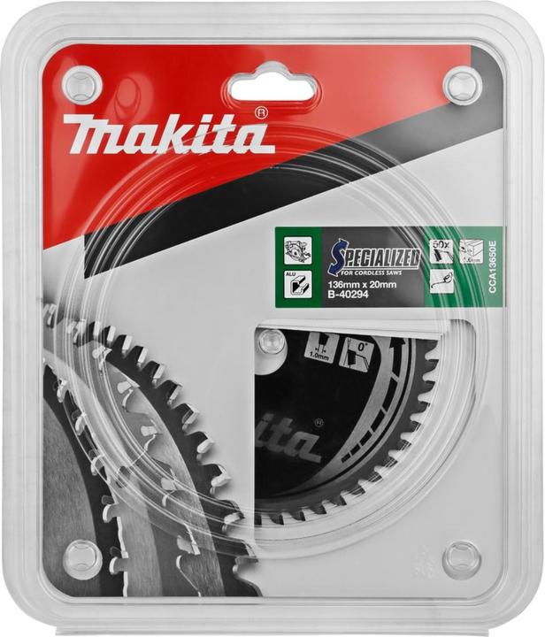 Produktbild Makita SPECIALIZED Sägeblatt 136/20 für Metall Akku-Trennsägen