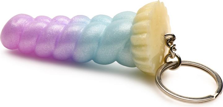 Actual product image Frisky Mystischer Einhorn-Schlüsselanhänger Aus Silikon