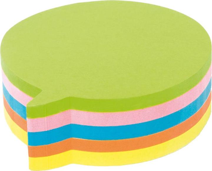 Produktbild Kores Notizzettel Sprechblase 7 x 7 cm, Mehrfarbig (7 x 7 x 11 cm)