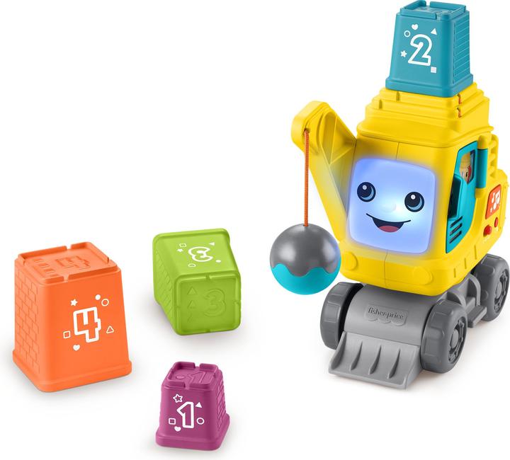 Actual product image Fisher-Price Count & Stack Crane- (D, F, E)