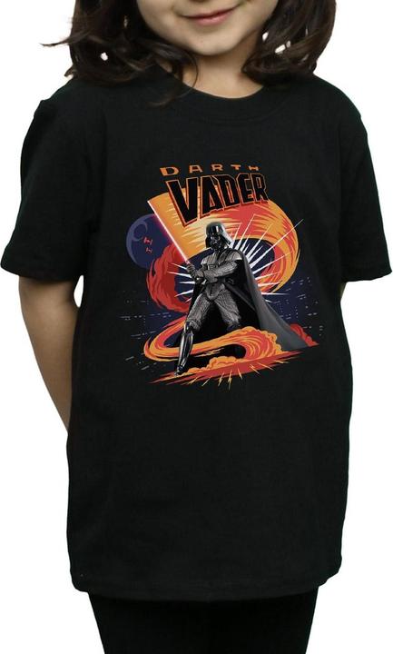 Immagine prodotto Star Wars Darth Vader Swirling Fury Maglietta Ragazze (140, 146)