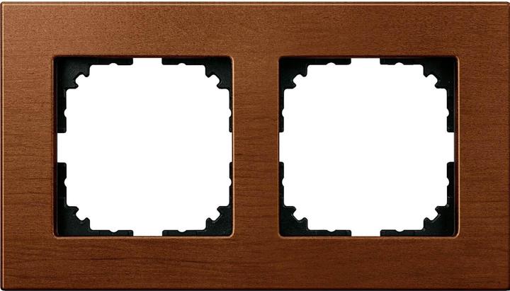 Produktbild Merten Rahmen 2f kirsch mt M-PLAN Holz f.GEB-K MEG4052-3472