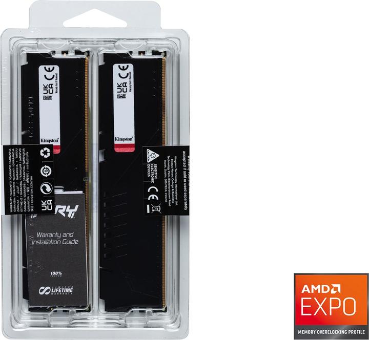 Produktbild Kingston Fury Beast (2 x 16GB, 5600 MHz, DDR5-RAM, DIMM)