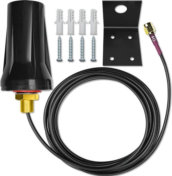Image du produit Qoltec Antena 4G LTE dookólna DUAL | 7dBi | Zewnętrzna (4G)