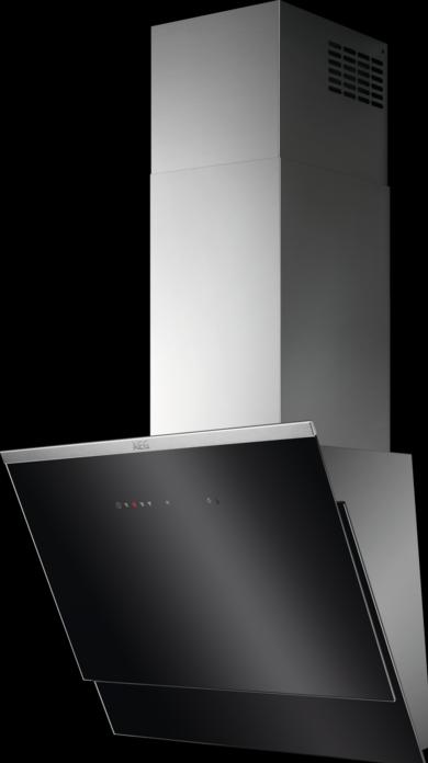 Produktbild AEG DVE 5671 HG schwarz/edelstahl (Wandhaube)
