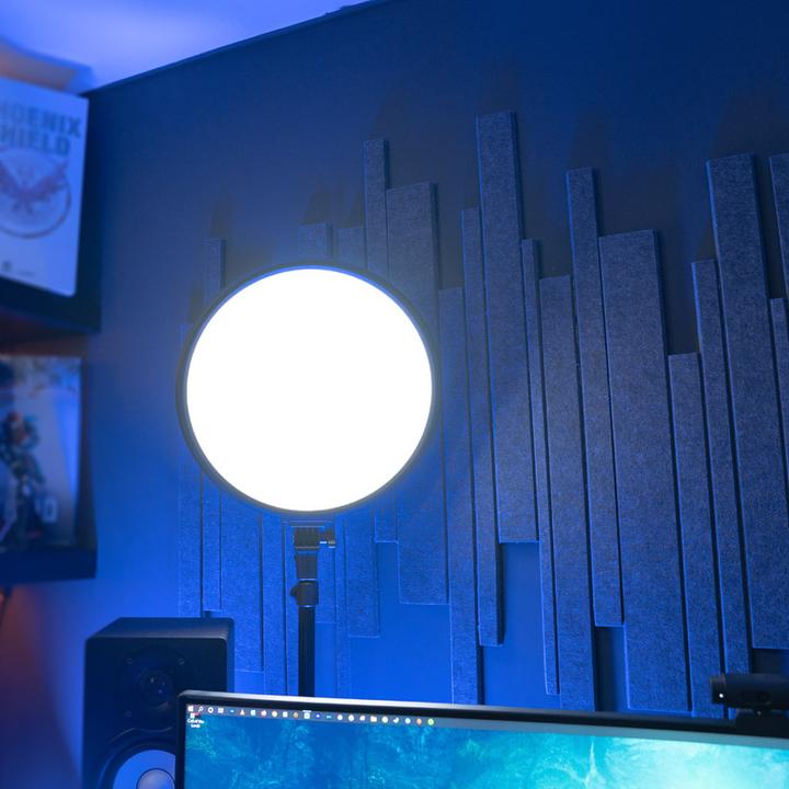 Produktbild Streamplify GLOW LIGHT 14 Softlight, EU-Netzkabel - schwarz (2.50 lm)