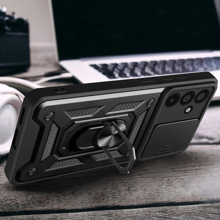 Actual product image Tech-Protect CamShield Pro Case for Samsung Galaxy A56 5G - Black (Samsung Galaxy A56)