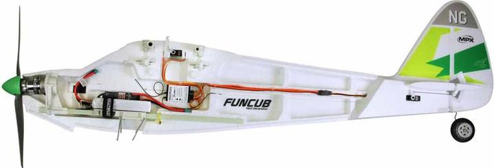 Produktbild Multiplex RR FunCub NG 1410mm Hochdecker ARTF grün (Motorflugzeug)