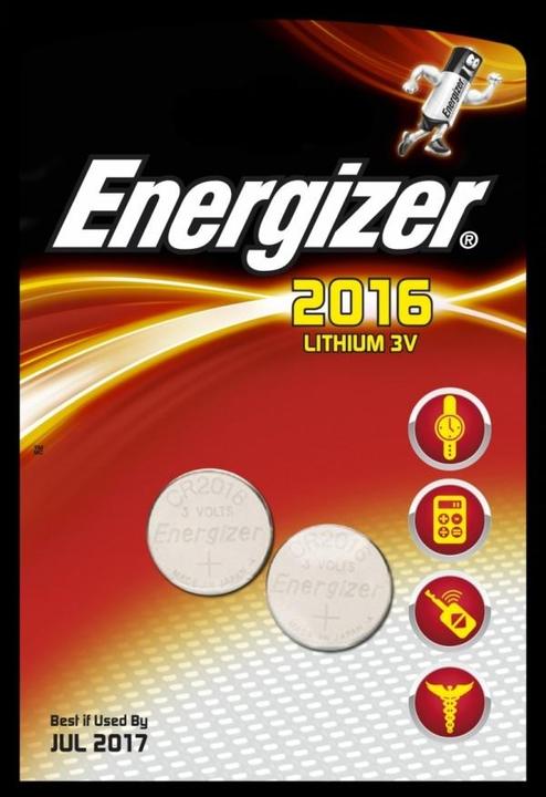 Energizer CR2016 Ultimate Lithium (2 Stk., CR2016, 90 mAh)