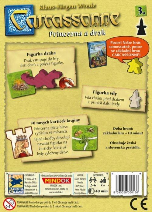 Produktbild Mindok Carcassonne: Die Prinzessin und der Drache (3.Erweiterung)