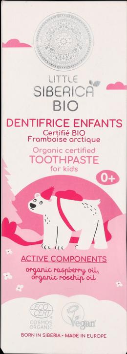 Produktbild Natura Siberica Little Dentifrico Niños Frambuesa Bio 60g (60 ml)