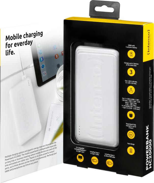 Produktbild Intenso Hc20000 (20000 mAh, 74 Wh)