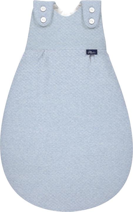 Produktbild Alvi Baby-Ganzjahresschlafsack Mäxchen Quilt Aqua Gr. 50/56 (56 cm, Ganzjahr)