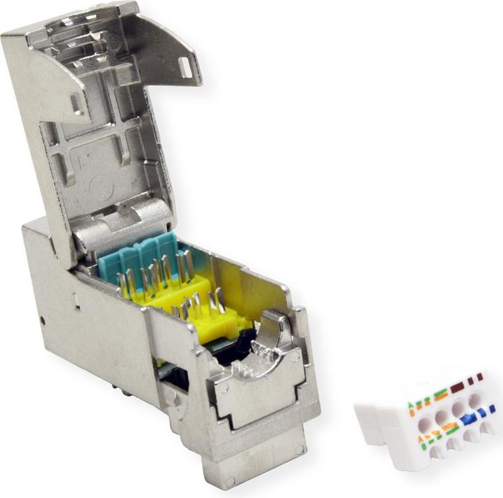 Actual product image Easylan fixLink® SL RJ45 Keystone module Cat. 6A ISO/IEC, shielded (Keystone module)