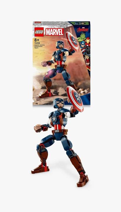Produktbild LEGO Captain America Baufigur (76258, LEGO Marvel)
