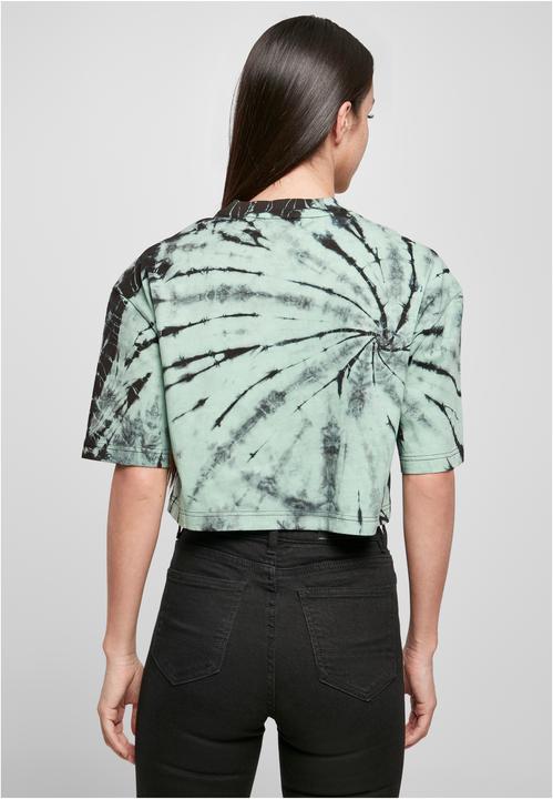 Actual product image Urban Classics Ladies Oversized Cropped Tie Dye Tee (4XL)