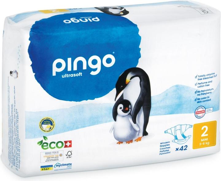 Pingo Couches écologiques (Taille 2, Pack, 42 pièce(s))