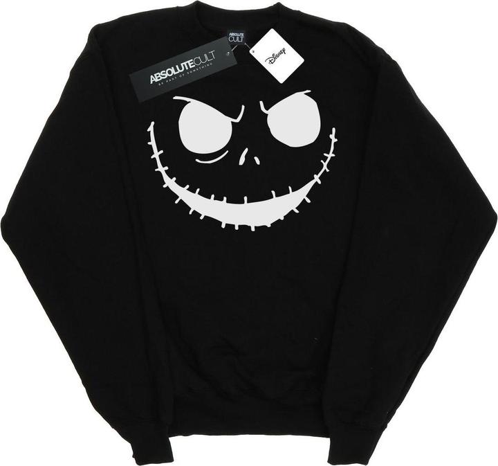 Disney Nightmare Before Christmas Jack's Face Bold Sweatshirt (M)