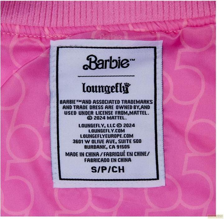 Actual product image Loungefly Mattel by Jacket Barbie 65th Anniversary Size XL (XL)