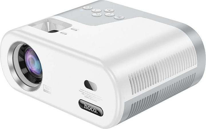 Hoco Headphone with microphone projector with Android software Wi-Fi Bluetooth 720P DT2 white (HD ready, 140 lm)