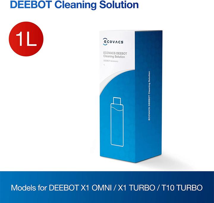 Immagine prodotto Ecovacs DEEBOT X1/T10 Soluzione detergente per famiglie 1 L - D-SO01-0019