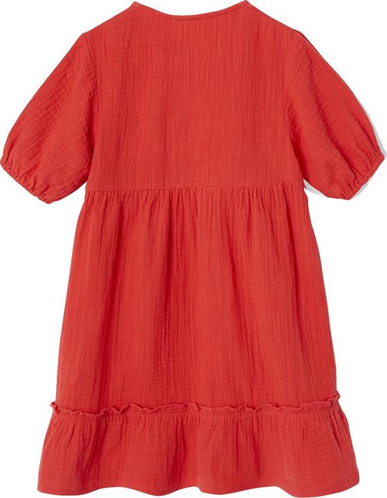 Vertbaudet Mädchen Volantkleid mit Wickelausschnitt