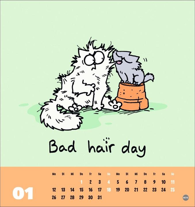 Produktbild Simons Katze Postkartenkalender 2026 (16 x 17 cm, Harter Einband, Deutsch)