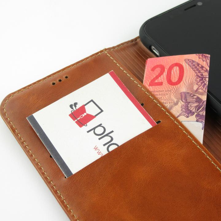 Immagine prodotto Fierre Shann Fourre Flip cuir véritable (Apple iPhone 13 mini)