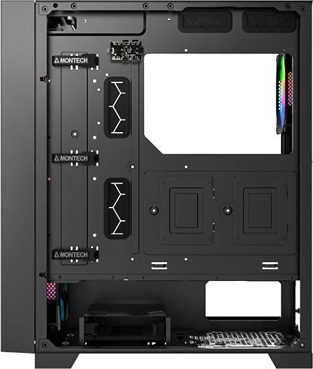 Actual product image Montech Air 1000 Premium Black (mATX, ATX, Mini-ITX)