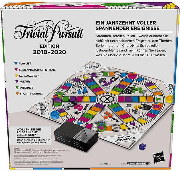 Produktbild Hasbro Gaming Trivial Pursuit Die 2010er (Deutsch)