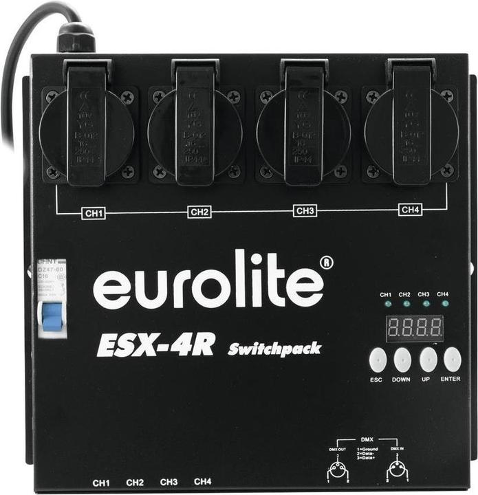 Actual product image Eurolite ESX-4R DMX Switchpack 4-channel