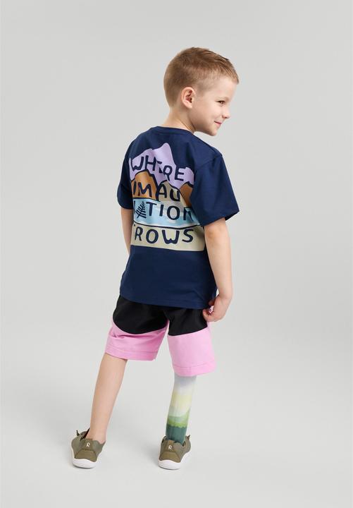 Produktbild Reima Kinder T-Shirt Siirtyy Navy (116)