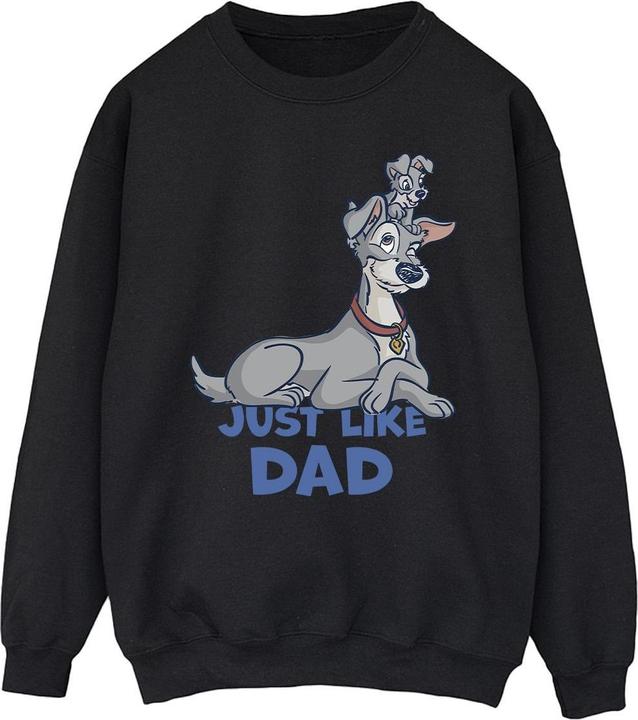 Disney Lady And The Tramp Just Like Dad Sweatshirt (XXL)