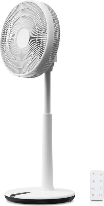 Produktbild KLAMER 3D Ventilator, extra leiser DC Standventilator mit Fernbedienung, 12 Geschwindigkeitsstufen (53 dB)