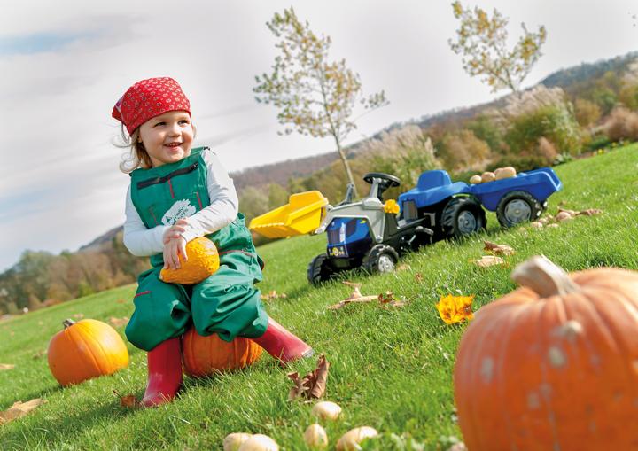 Actual product image Rolly Toys New Holland with loader and trailer