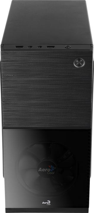 Actual product image AeroCool Boitier Mini Tour Micro ATX compatible CS-105 avec fenêtre (Noir) (mATX, Mini-ITX)