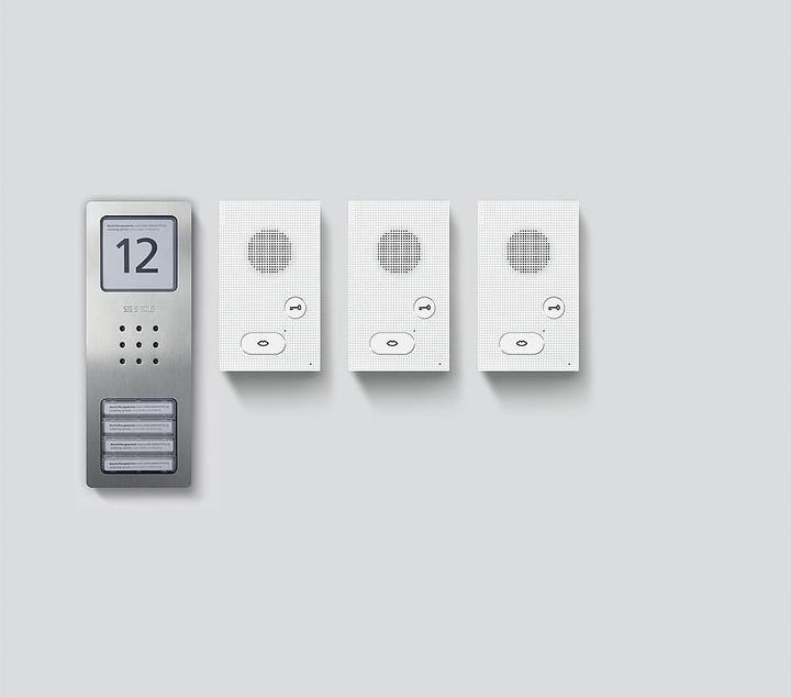 Actual product image Siedle Audio set CAB 850-3 E/W Basic brushed stainless steel