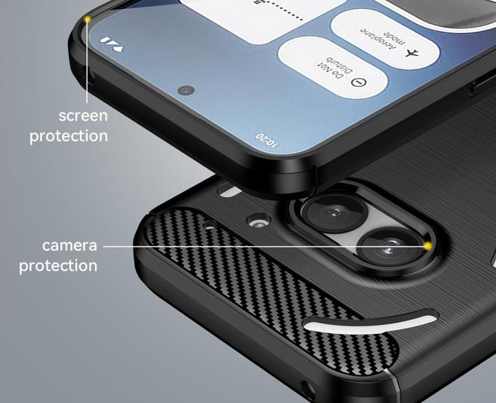 Immagine prodotto Screenguard Carbon Brushed Soft TPU (Niente Telefono (2a))