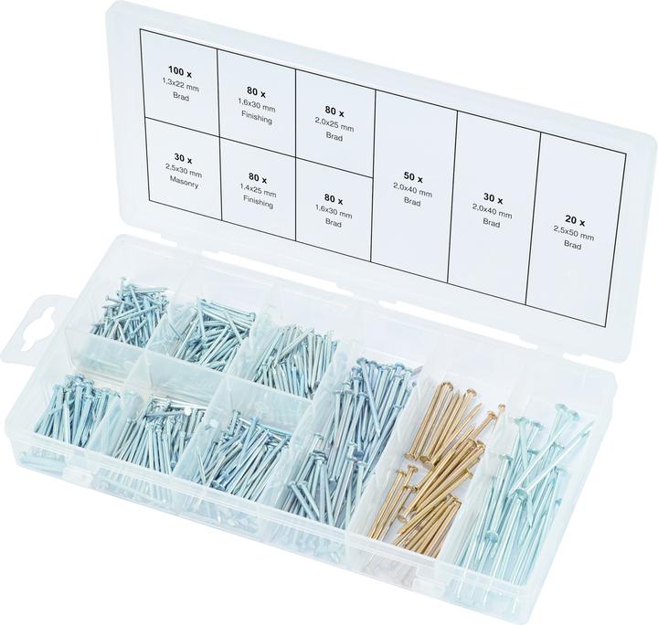 Actual product image KS Tools Assortment of nails, 550 pcs.
