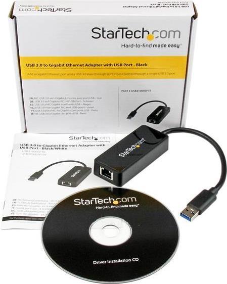 Actual product image StarTech USB to Ethernet Adapter (USB 3.0, RJ45 (1x))